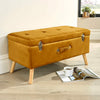 Ottoman Storage Box Pouffe Seat Stool Footstool Storage Bench Upholstered