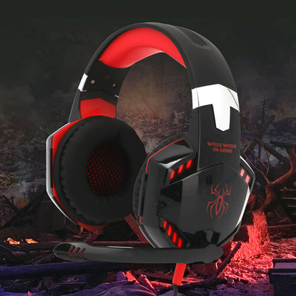 3.5mm/Gaming Headset MIC LED Headphones for PC Laptop PS4 PS5 Pro Xbox One 360