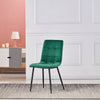 New 2021 Set of 4 Velvet Dining Chairs Kitchen Dining Room Restaurant Chair UK