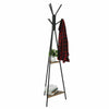 Metal Coat Stand Coat/Hat/Jacket/Umbrella Floor Standing Rack Clothes Hanger