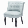 Chesterfield Wingback Dining Chair Small Single Sofa Upholstered Vanity Stool UK