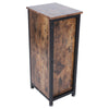 Vintage Industrial Cupboard Cabinet Rustic Bedside Storage Unit Tall Side Table