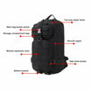 Men's Black Messenger Bag Waterproof Cross Body Shoulder Utility Travel Work P8