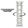 11 Tier Shoe Rack 360° Rotating Entryway Shoe Storage Shelf Organizer W/ 2 Hooks
