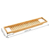Bamboo Wood Bath Tub Rack Bathroom Shelf Tidy Tray Storage Caddy Organiser Wood