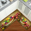 New 3D Non Slip Mat Machine Washable Kitchen Rug Entrance hall back Fruit mats