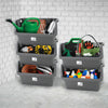 Stackable Plastic Storage Boxes Recycle Bin Baskets Indoor Outdoor Garden Garage