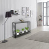 Industrial Slim Hallway Console Table Hall Entryway Narrow Double Oxford Storage