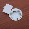 LED Lighted Metal Framed Glass Mirror Wood Carving Wall Hanging Dressing Make-Up