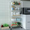 2/3/4/5 Tier Kitchen Storage Rack Wheel Trolley Food Vegetable Fruit Cart Drawer