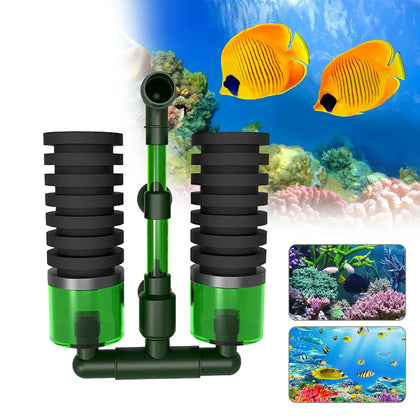 Modern Air Driven Sponge Foam Filter Aquarium Fish Tank Biochemical Sponge UK