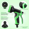 Expandable Garden Hose Pipe Spray Gun Flexible Stretch Pipes 9 Modes 16-50FT