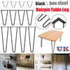 Hairpin Table Legs Set of 4 with 10mm Steel 2&3 Prong Furniture Table Desk Bench