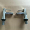 Pair Taps Twin Tap Kitchen Basin Sink Hot and Cold Chrome Bathroom Brass Faucet