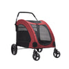 Large Dog Cat Stroller Pet Puppy Pram Pushchair Travel Cart Buggy Carrier 4Wheel