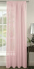 Voile Plain Net Curtain Sheer Slot Top Rod Pocket Window Drape Single Panel