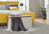Panama Ottoman Storage bench Unit Grey ideal for bedding and blankets
