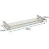 60CM Glass bathroom shelf Shower Rectangle Shelf Organizer Holder Wall Mounted