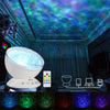 UK Calming Autism Sensory LED Light Projector Relax Ocean Night Music Projection