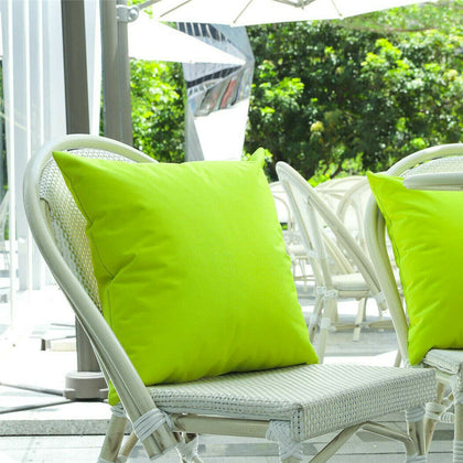 Water Resistant Pillow Cover Outside Scatter Cushions for Garden Furniture Patio