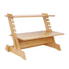 Wooden Riser Stand 6 Lader Adjustable Computer Desk Monitor Stand Up Workstation