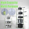 3/5 Tier Pan Pot Holder Cupboard Kitchen Cabinet Storage Organiser Rack Stand UK