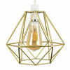 Metal Pendant Light Shade Ceiling Industrial Geometric Wire Cage Lampshade Lamp