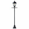 2m Victorian Solar Lamp Post 200 Lumens Traditional Path Outdoor Garden Lights