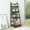 4 Tier Ladder Shelf Stand Storage Pot Rack Vintage Bookcase Bookshelf Unit Stand