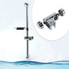 Chrome Shower Rail Head Slider Holder Adjustable 18-25mm Universal Bracket UK