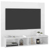 Wall TV Cabinet High Gloss White 102x23.5x90 cm Chipboard Living Room Hot Sale