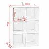 Cube Bookcase Shelves Storage Cabinet Unit Display Shelf Organiser Cupboard Home