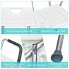 Height Adjustable Padded Tub Bath Seat Disability Shower Chair Stool W/ Armrest