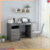 Home Computer Office Desk Writing Table Workstation Cabinet w/ 3 Drawers 1 Door