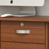 SALE Charles Computer Desk Walnut Table PC Laptop Shelf Home Office Study