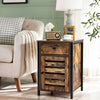 Industrial Storage Cabinet Sofa Side Table End Table Bedroom Nightstand W/Drawer