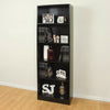 5 Tier Wooden Black Home/Office Bookcase Storage Display Unit Shelving/Cabinet