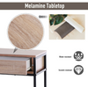 Industrial Console Table Vintage Narrow Furniture Slim Hallway Metal Sideboard
