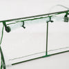 Tunnel Greenhouse Grow House Steel Frame PE Transparent 200x100x80 cm