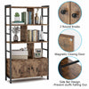 Tribesigns Storage Cabinet with 3 Shelves& 2 Doors Industrial Bookcase Bookshelf