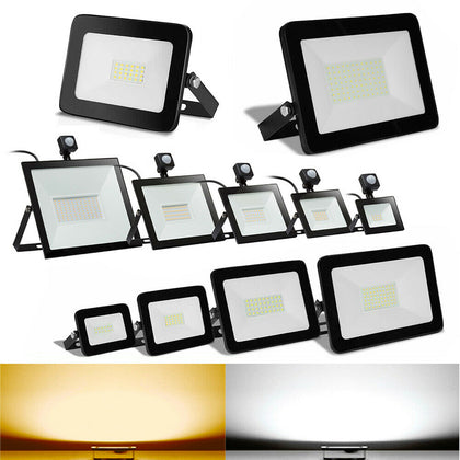 LED Floodlight Outside Light 10W-100W Security Flood Outdoor Garden Lights IP65
