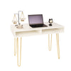 Computer Desk Study Table PC Laptop Workstation Dressing Table Marble Home UK
