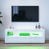 Modern TV Unit Cabinet LED Light TV Stand Sideboard High Gloss Doors Living Room