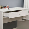 Drawer Dressing Table Wooden Vanity Computer Desk Bedroom Furniture Office UK