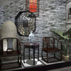 SLATE BRICK SLATE STONE EFFECT WALLPAPER - 3D RUSTIC GREY WALL PAPER ROLL 10M