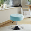 Swivel Velvet Padded Stool Vanity Chair Height Adjustable Dressing Dining Seat