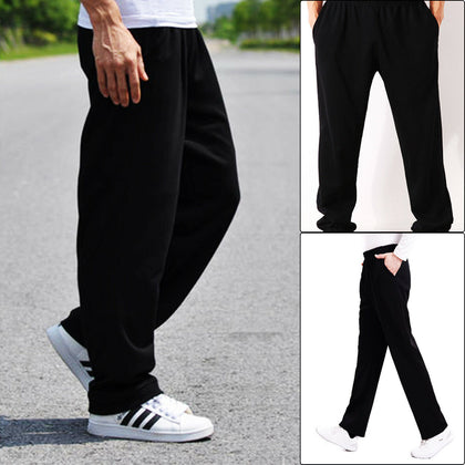 CHEF TROUSERS PLAIN BLACK CHEF PANTS UNIFORM UNISEX ELASTICATED WORK KITCHEN UK