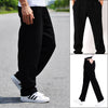 CHEF TROUSERS PLAIN BLACK CHEF PANTS UNIFORM UNISEX ELASTICATED WORK KITCHEN UK