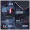 Home Racing Gaming Office Desk with Gamepad Holder Cup Holder Headphone Hook