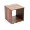 FREE STANDING CUBE 2 3 4 TIER WOODEN BOOKCASE STORAGE SHELF UNIT DISPLAY WOOD
